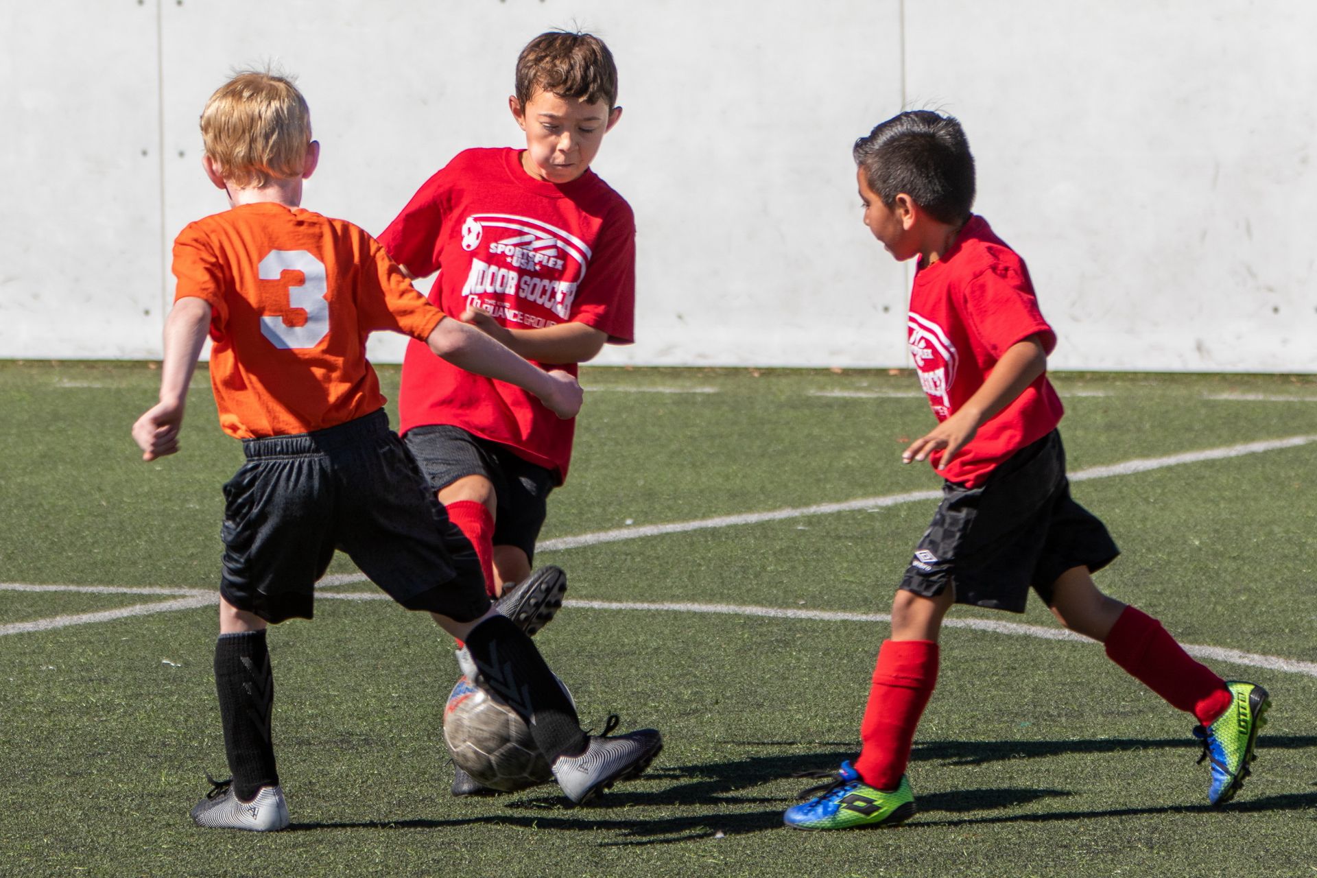 Indoor soccer arena facility